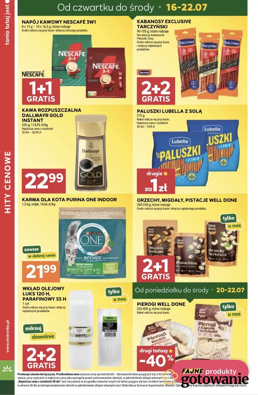 Napój kawowy Nescafe 3 w 1 jest w promocji 1+1 gratis w Stokrotce Promocje w Stokrotce