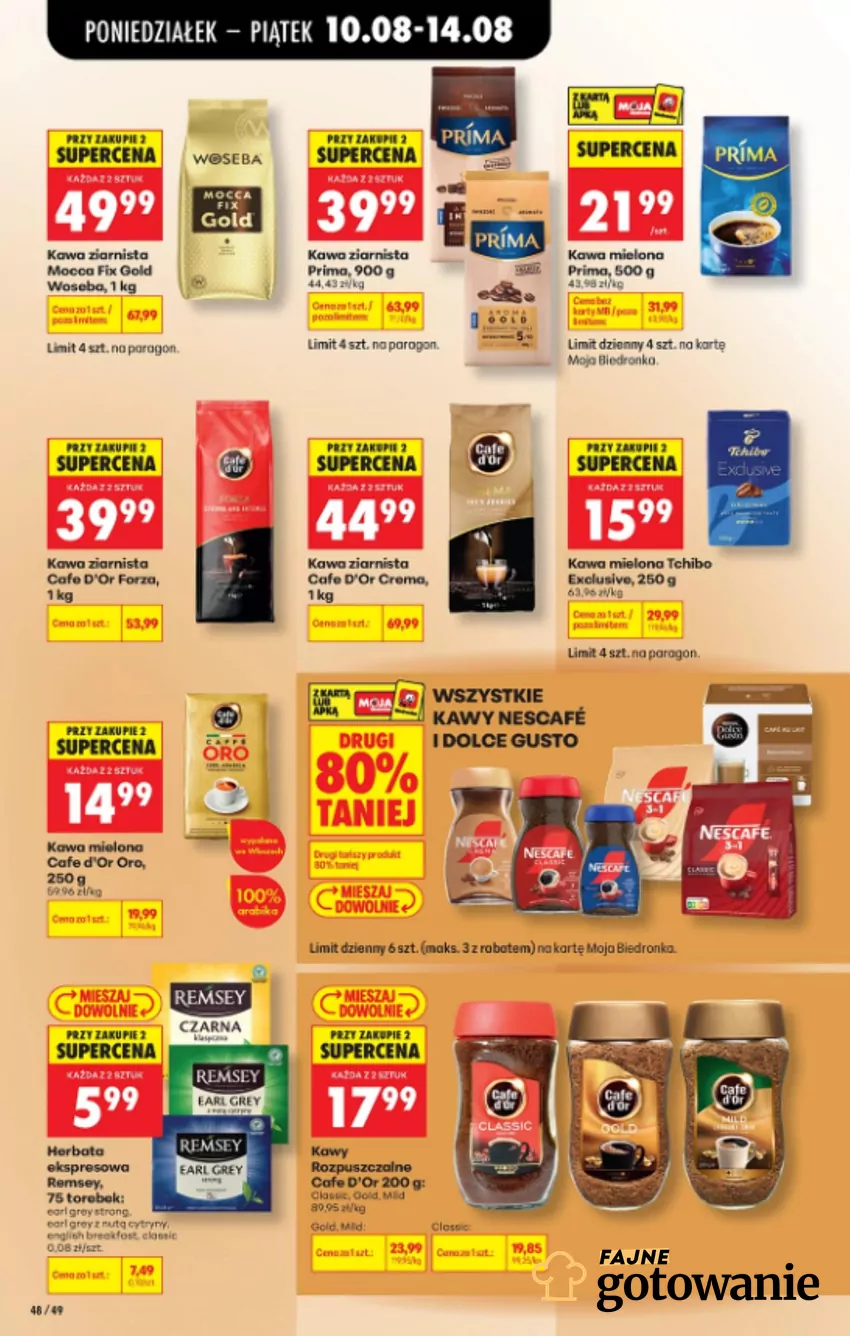 W promocji Biedronki mnóstwo kultowych kaw Biedronka - gazetka
