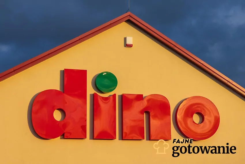 Dino - baner na żółtym tle