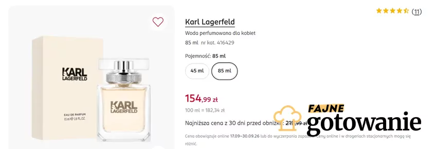 Woda perfumowana dla kobiet w mocno obniżonej cenie Rossmann - gazetka