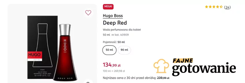 Duża przecena znanego zapachu Rossmann - gazetka