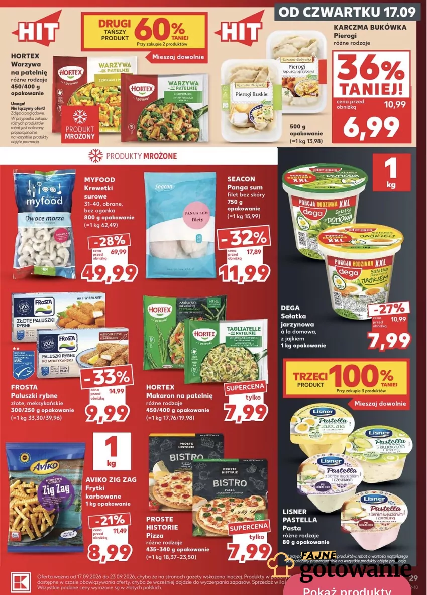 Pierogi Karczma Bukówka (500 g) 36% taniej w tym tygodniu Promocje w Kauflandzie