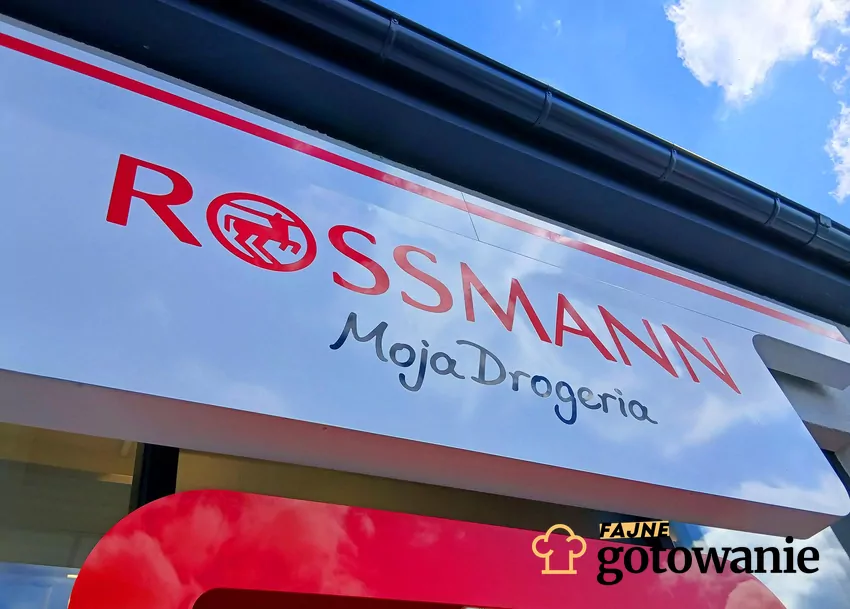 Rossmann - duże białe logo