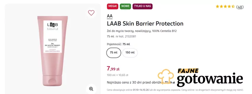 Żel do mycia twarzy w mocno obniżonej cenie Rossmann - gazetka