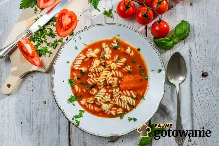 Zupa pomidorowa z makaronem