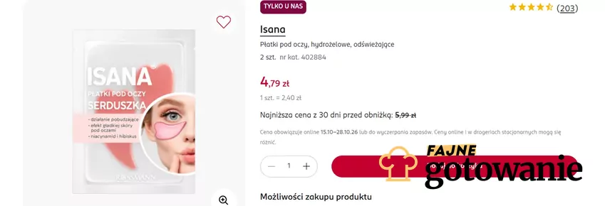 Płatki w kształcie serc za mniej niż 5 zł Rossmann - gazetka