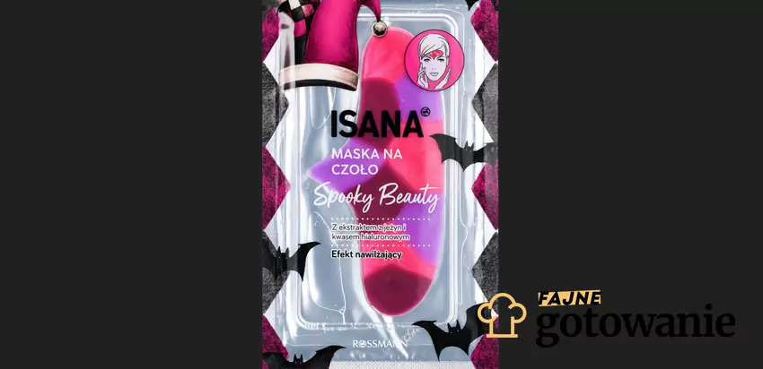 Maska na czoło nawilżająca Spooky Beauty Isana 1 szt. / 6,99 zł Rossmann - nowa oferta