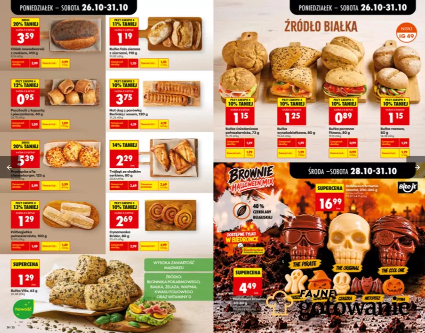 Wypieki z Biedronki teraz w niskich cenach Biedronka - gazetka