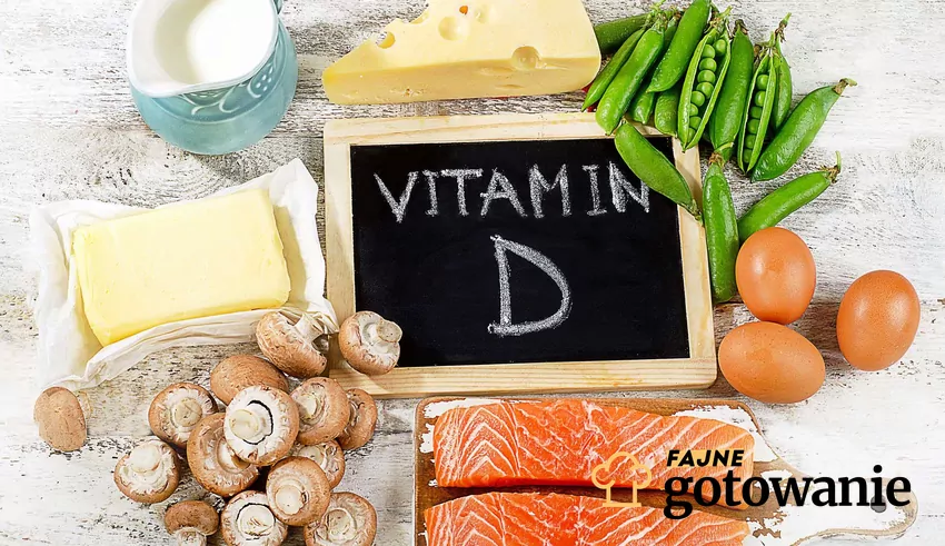 Źródła witaminy D w diecie są w stanie pokryć 10-20% codziennego zapotrzebowania Produkty bogate w witaminę D