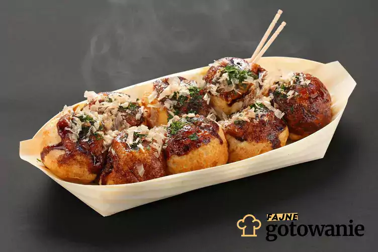 Kulki takoyaki z ośmiornicą