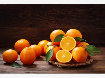 Ilustracja pomarańcze