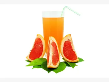 Ilustracja sok grejpfrutowy