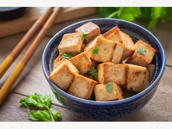 Ilustracja z czym jeść tofu