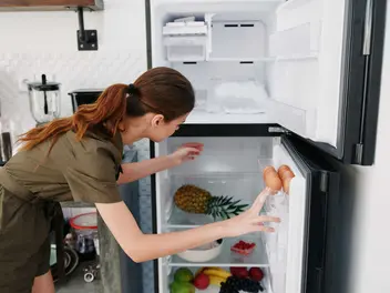 Ilustracja jak rozmrozić lodówkę?