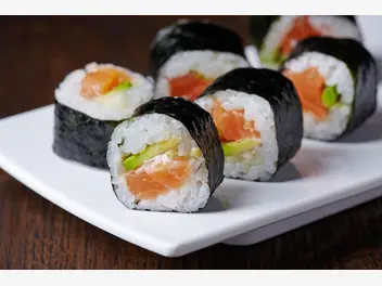 Ilustracja jaki łosoś jest najlepszy do sushi