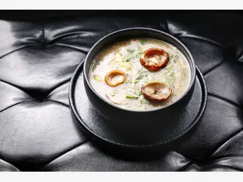 Ilustracja zupa grzybowa