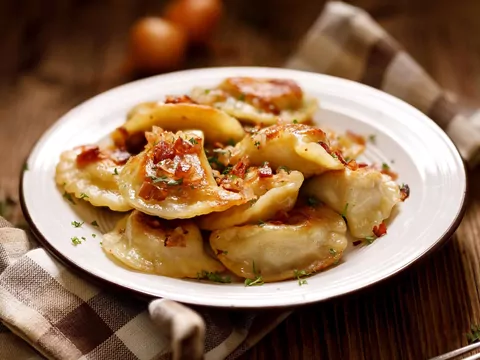 Przepis: Pierogi z soczewicą