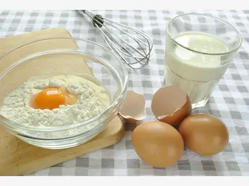 Ilustracja przepisu na: omlet z mąką