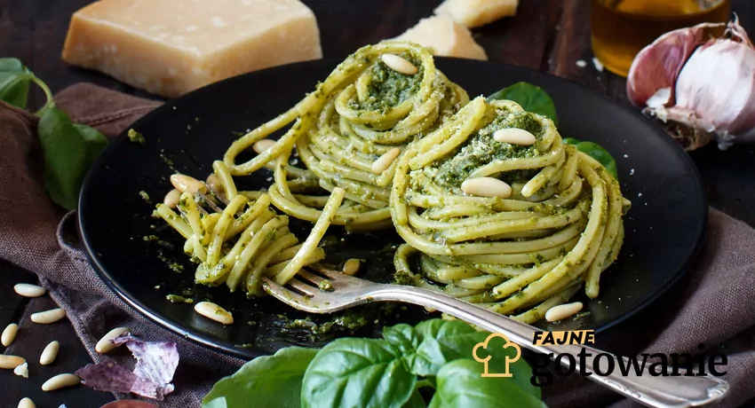 Pesto z makaronem al dente