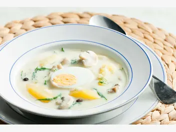 Ilustracja przepisu na: zupa koperkowa z jajkiem