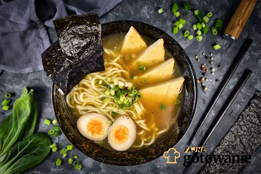 shio ramen bowl of shio ramen soup