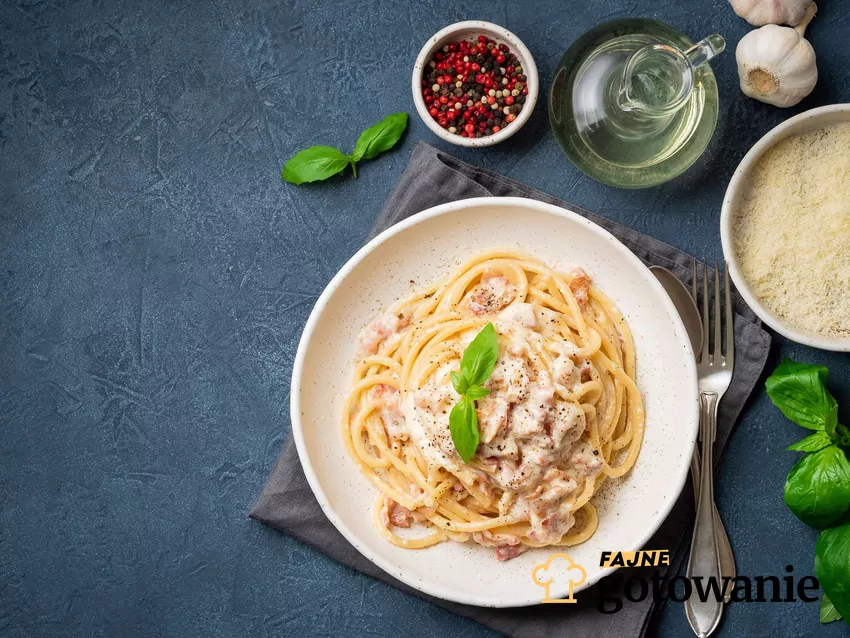 Zdrowa wersja makaronu carbonara