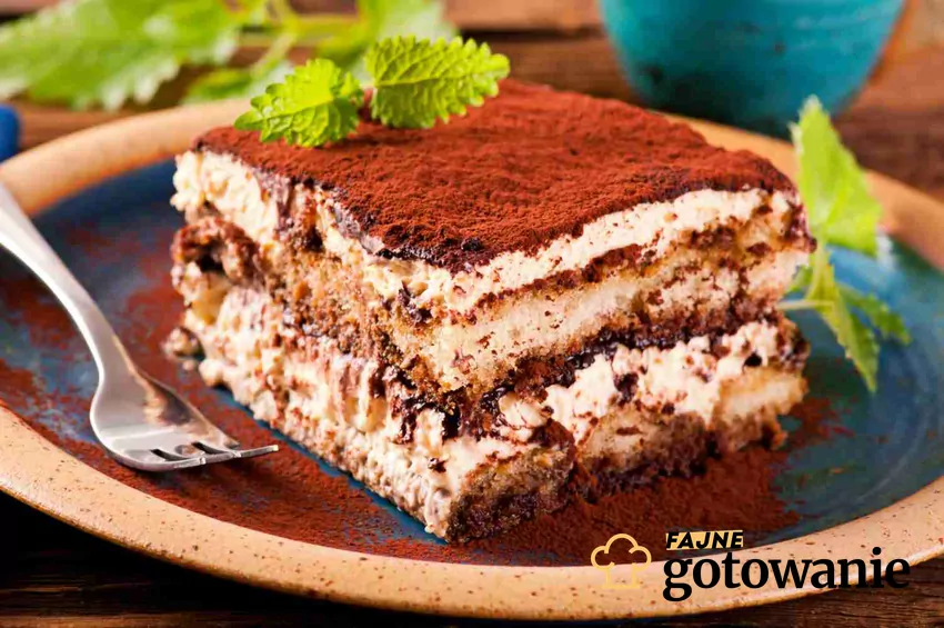 Deser tiramisu z malinami