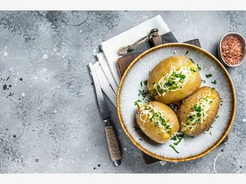 Ilustracja przepisu na: ziemniaki zapiekane z serem