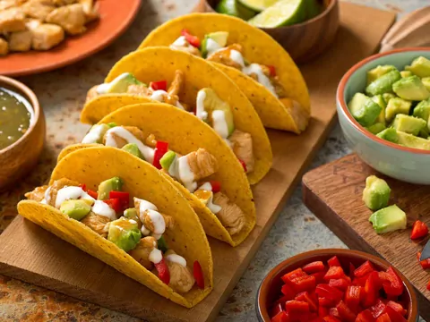 Przepis: tacos z kurczakiem