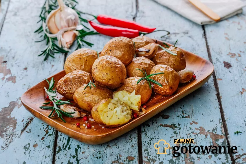 ziemniaki pieczone w mundurkach Pieczone ziemniaki z rozmarynem
