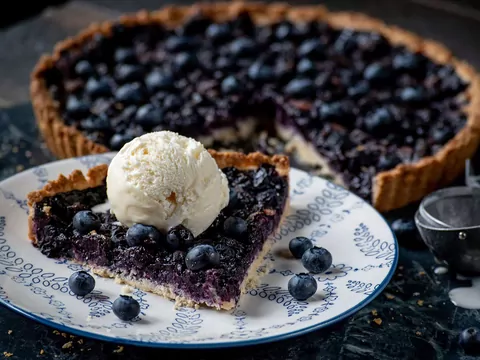 Przepis: tarta jagodowa