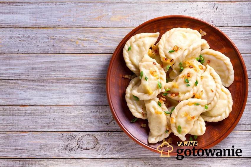 Pierogi lubelskie Pierogi z Lubelszczyzny na talerzu