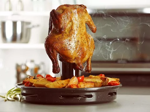 Przepis: kurczak na butelce z wodą