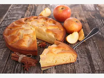 Ilustracja przepisu na: ciasto na oleju z jabłkami i cynamonem