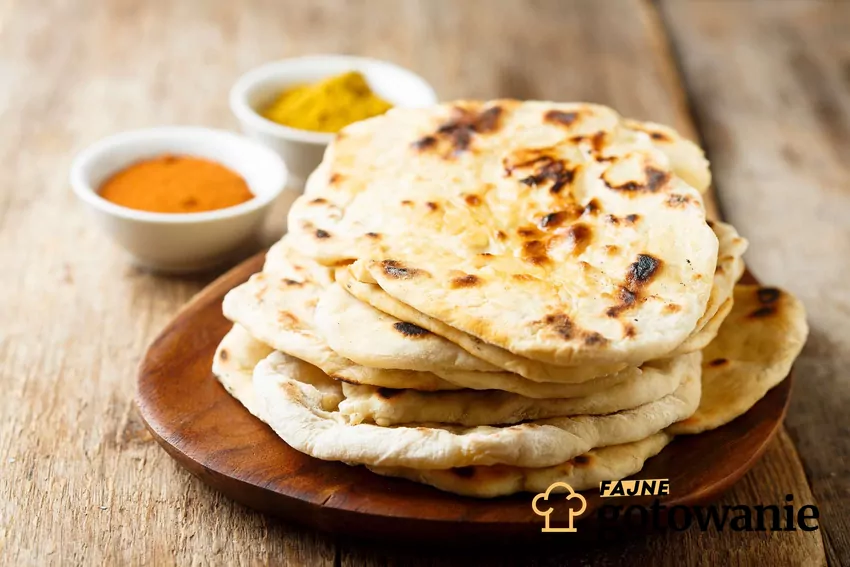 Indian bread on a plate