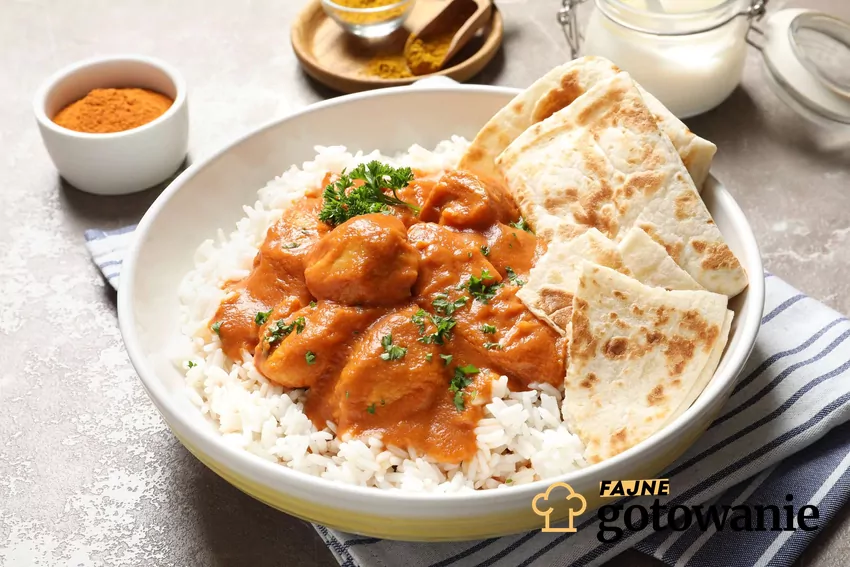 Chicken butter masala z dodatkami