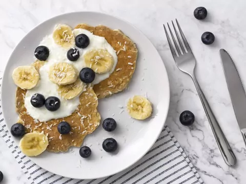 Przepis: placki z bananami