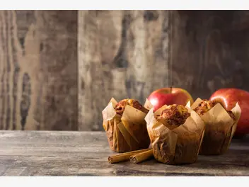 Ilustracja przepisu na: muffiny z jabłkami
