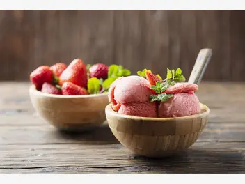 Ilustracja przepisu na: lody jogurtowe