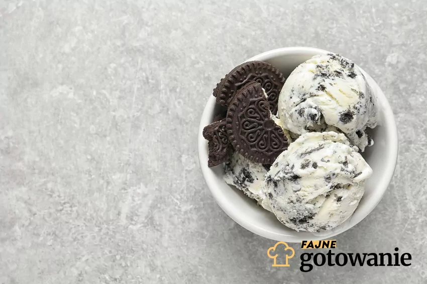 Lody Oreo Lody Oreo w miseczce