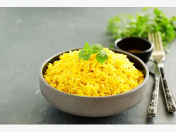Ilustracja przepisu na: ryż z kurkumą