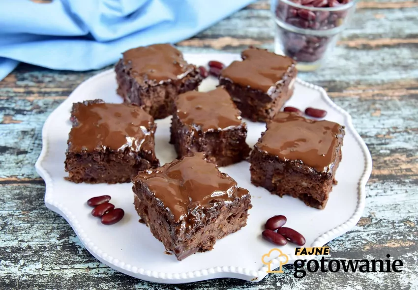 Bezglutenowe brownie z czarnej fasoli