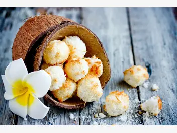 Ilustracja przepisu na: kokosanki z białek