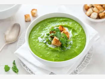 Ilustracja przepisu na: zupa krem z zielonej fasolki szparagowej