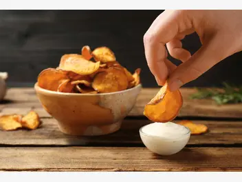 Ilustracja przepisu na: chipsy paprykowe