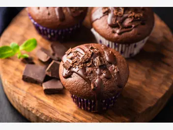 Ilustracja przepisu na: muffinki czekoladowe z nutellą