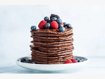 Ilustracja przepisu na: pancakes czekoladowe