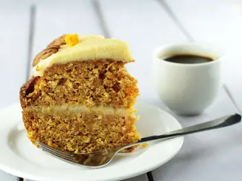Ilustracja przepisu na: ciasto marchewkowe z kremem