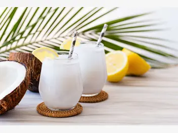 Ilustracja przepisu na: drink kokosowy