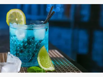 Ilustracja przepisu na: blue lagoon drink